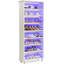 Armoire de rangement pour chaussures 28,35 po à 8 niveaux avec bande lumineuse DEL