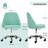 Home Office Desk Chair, Office Chairs Desk Chair Rolling Task Chair Computer Chair Adjustable With Wheels Armless For Bedroom, Vanity Chair For Makeup Room, Living Room-1894578879