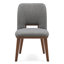 Chaise d'appoint en tissu Kyeran-460677485