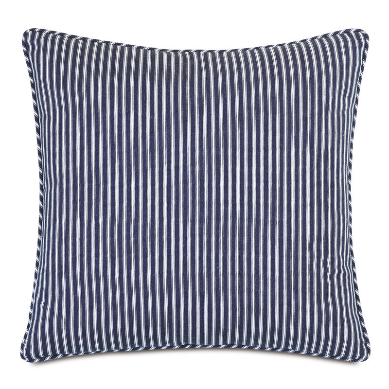 Housse et insert de coussin décoratif carré Claire par Alexa Hampton, 20"H x 20"H x 6"D