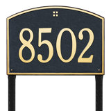 Cape Charles 1-Line Lawn Address Sign