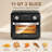 Compact Air Fryer Toaster Oven