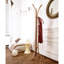 Almaden Solid Wood Freestanding Coat Rack