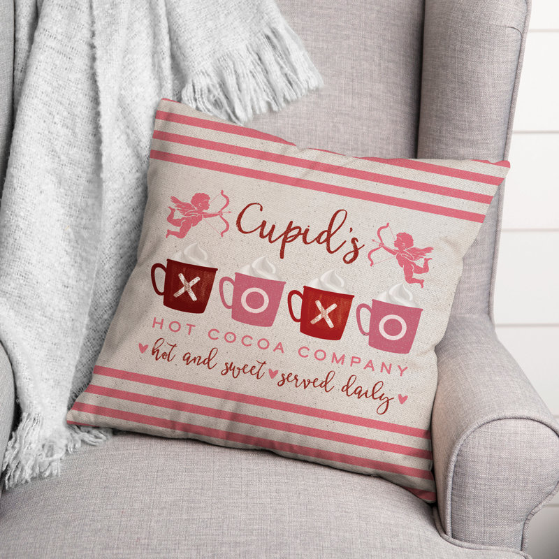  Housse et insert de coussin Cupids, 18 po x 18 po