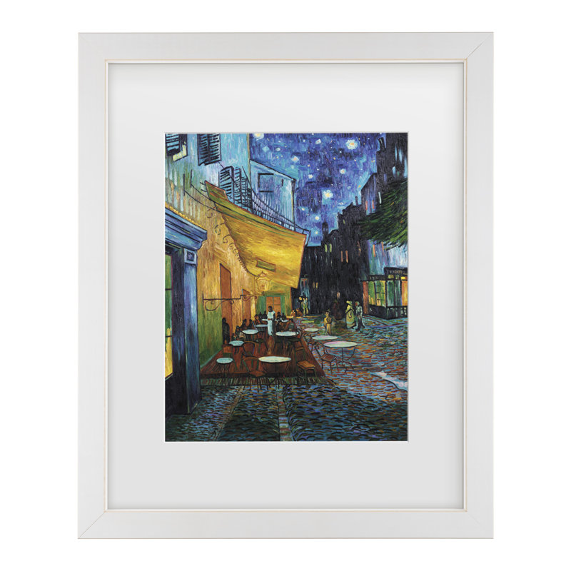 «Vincent Terrace» encadré par Vincent Van Gogh, Blanc, H 22 po x l 18 po x P 0,75 po