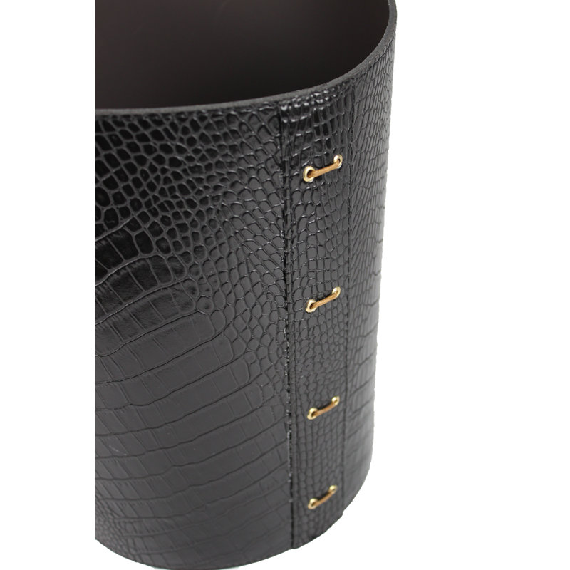 Surgener Open Waste Bin, Black