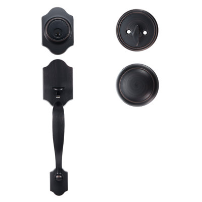Front Door Handle and Deadbolt Set