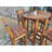 Padua Union Rustic Bar Set with Solid Wood Outer Material