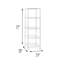 Étagère à 3 niveaux Stromsburg (H 72 po x l 24 po x P 18 po)-100914375