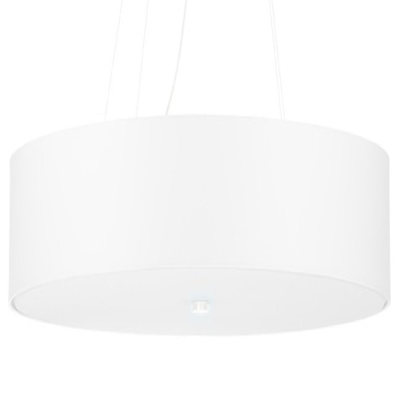Klingelhofer 1 - Light Single Chandelier, White, 105cm H x 80cm W x 80cm D