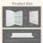 Medicine Cabinet with Storage,Surface or Recessed Mount Bathroom Cabinet with Adjustable Shelves,No Assembly-585465934