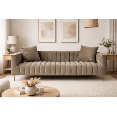 Gleaves 90'' Velvet Sofa