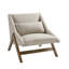 Chaise d'appoint confortable en polyester avec coussin de dossier amovible et mousse haute densité, parfaite pour un repas élégant et la détente.