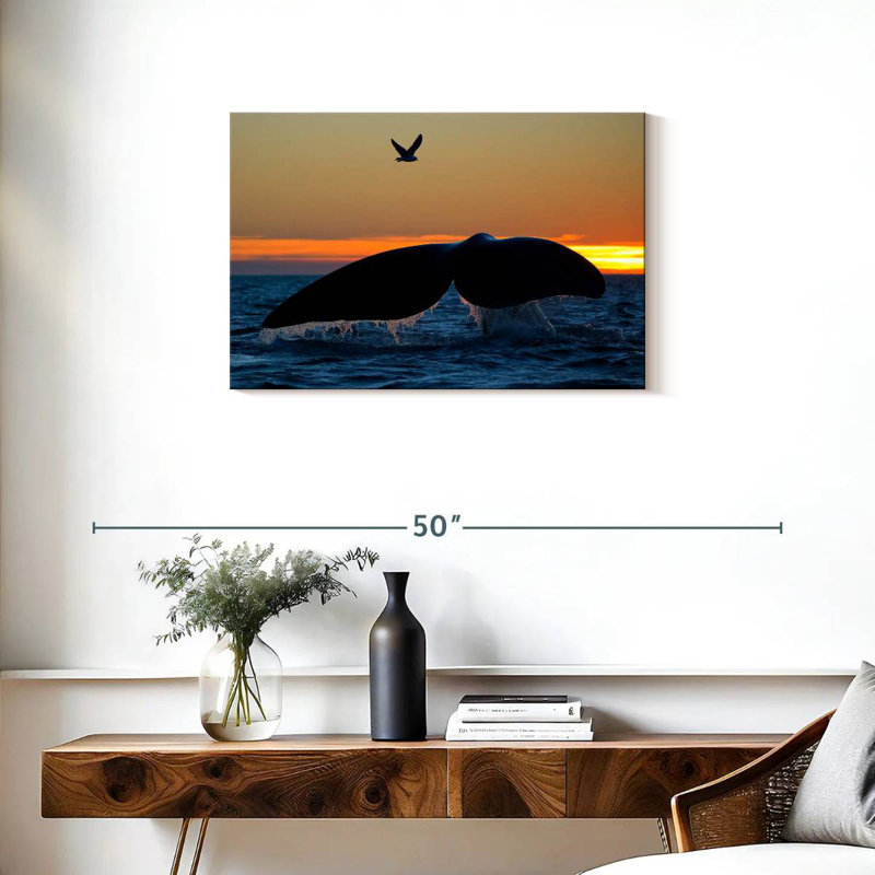 Brampt Whale Tail Sighting, 20" H x 30" W
