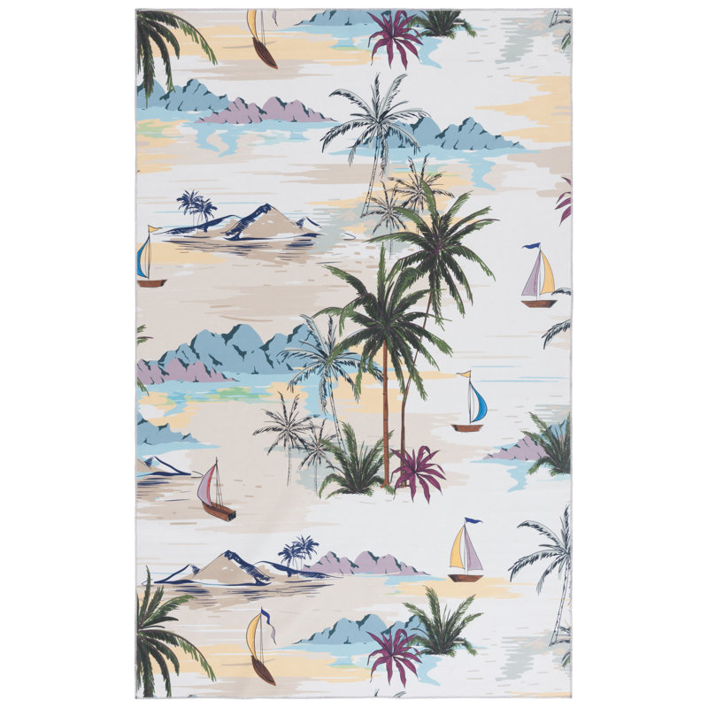 Tapis ivoire / taupe Amalea 829, Rectangulaire 3 pi x 5 pi