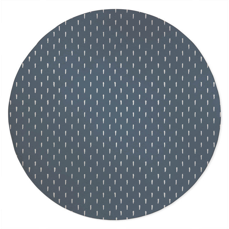 Patty Non-Slip Outdoor Rug, Round 5'