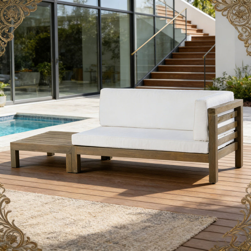 ENSEMBLE BANC ET TABLE DE CAFÉ