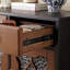 Buffet en bois massif de style Mid-antique