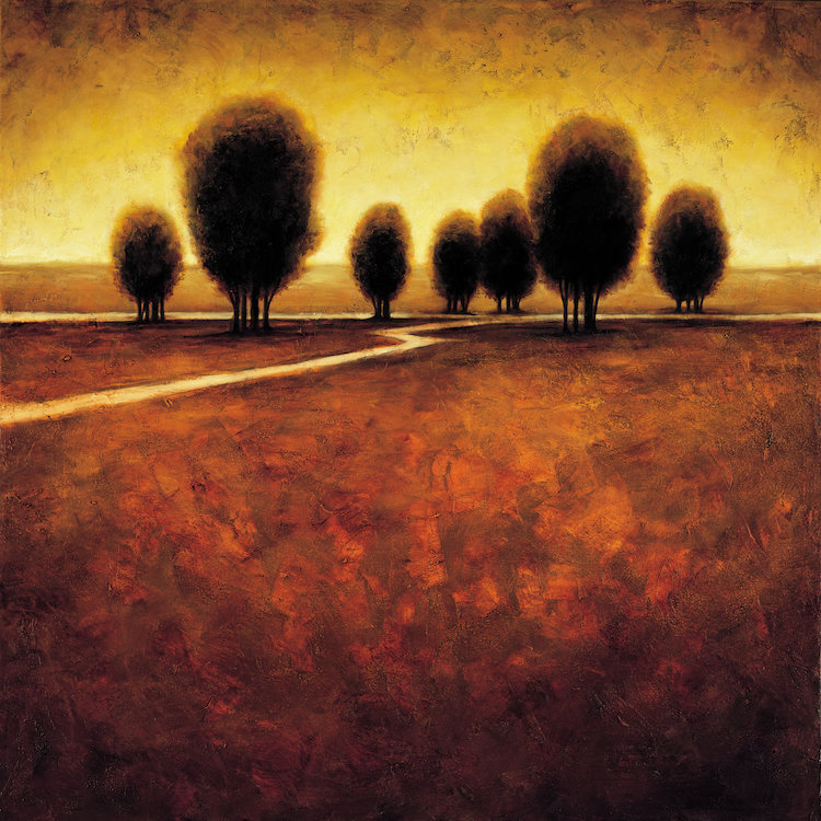 « illumination », reproduction d’art sur toile, H 12 po x l 12 po x P 1,5 po, Pas de tapis, Toile tendue