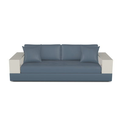 Embrace Wood Shelf Arm Sofa