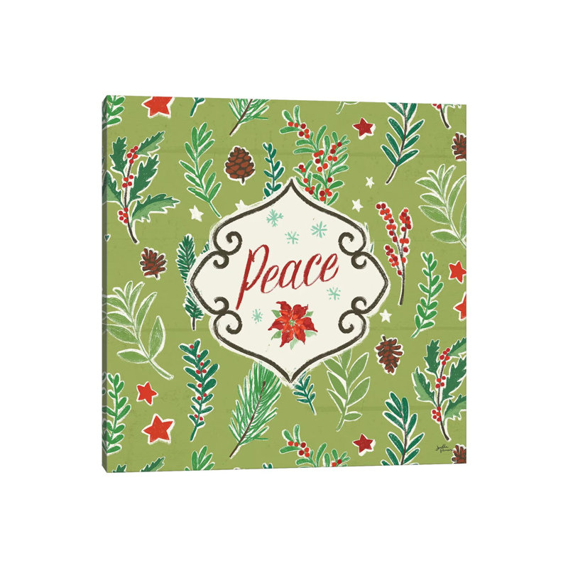 Holiday Joy X by Janelle Penner - Wrapped Canvas Print, 30.48 cm H x 30.48 cm W