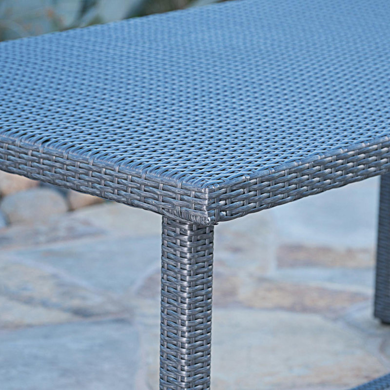Dining Table With Trestle Base, Gray