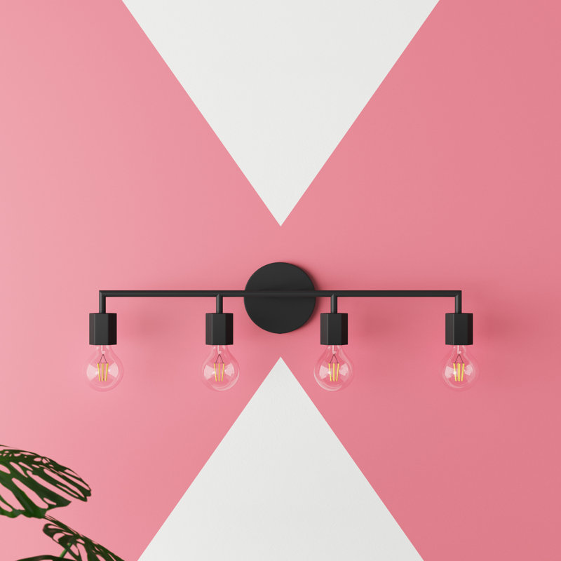 Chanh 4 - Light Dimmable Chandelier, Black