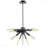 Chandelier - 3-Light Configuration, Spiked Design