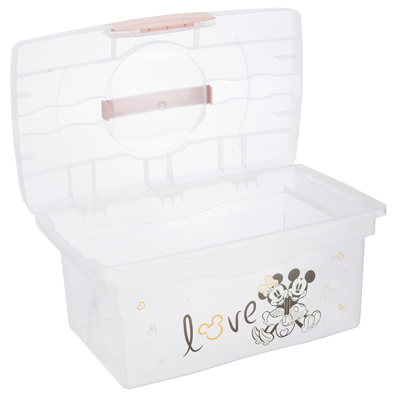 Keeeper Plastic Decorative Bin, Pink
