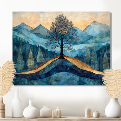 Décoration murale Genewieve Mountain Forest Pine Tree Roots III - Montagnes