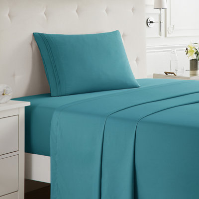 Double Brushed Hotel Luxury Sheet Set with Extra Soft Sheets & Pillowcases