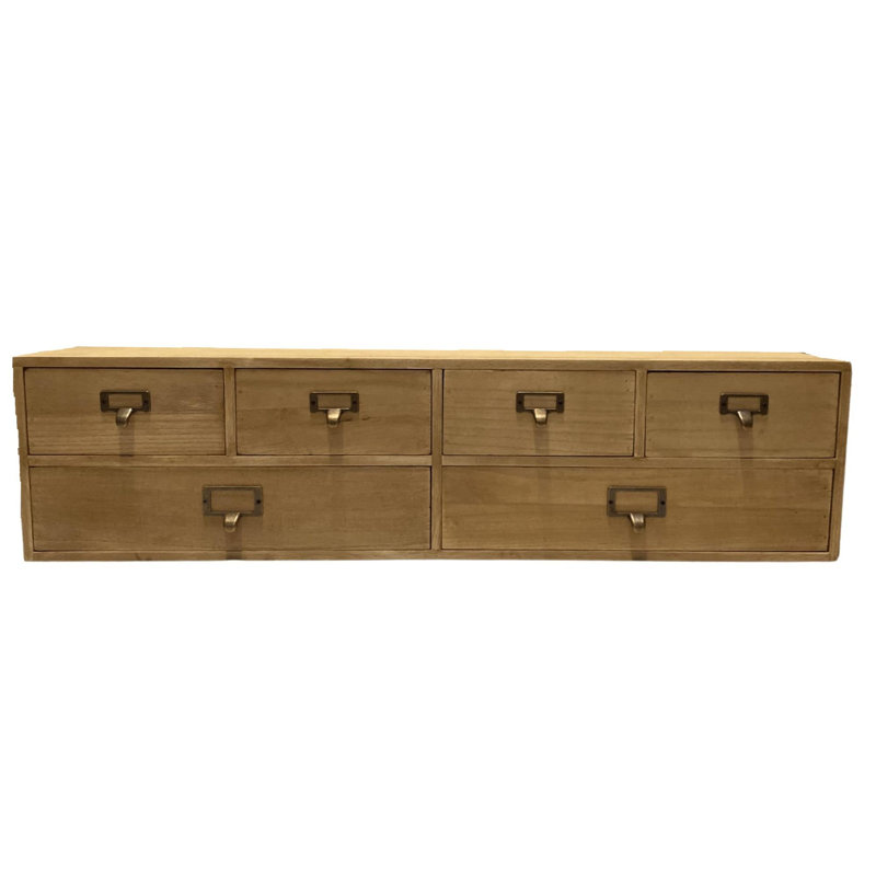 DeKalb Wood Desk Organiser with Drawers