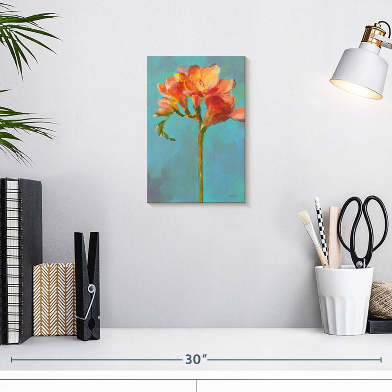 Harnek moderne floral II, H 12 po x l 8 po
