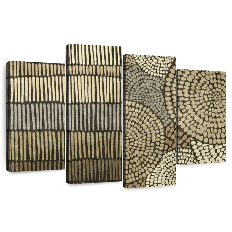 Motifs tribaux terreux Avery, H 48 po x l 75 po
