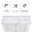 Angela X P 22 po D Meuble-lavabo simple avec comptoir-114195786-114195788