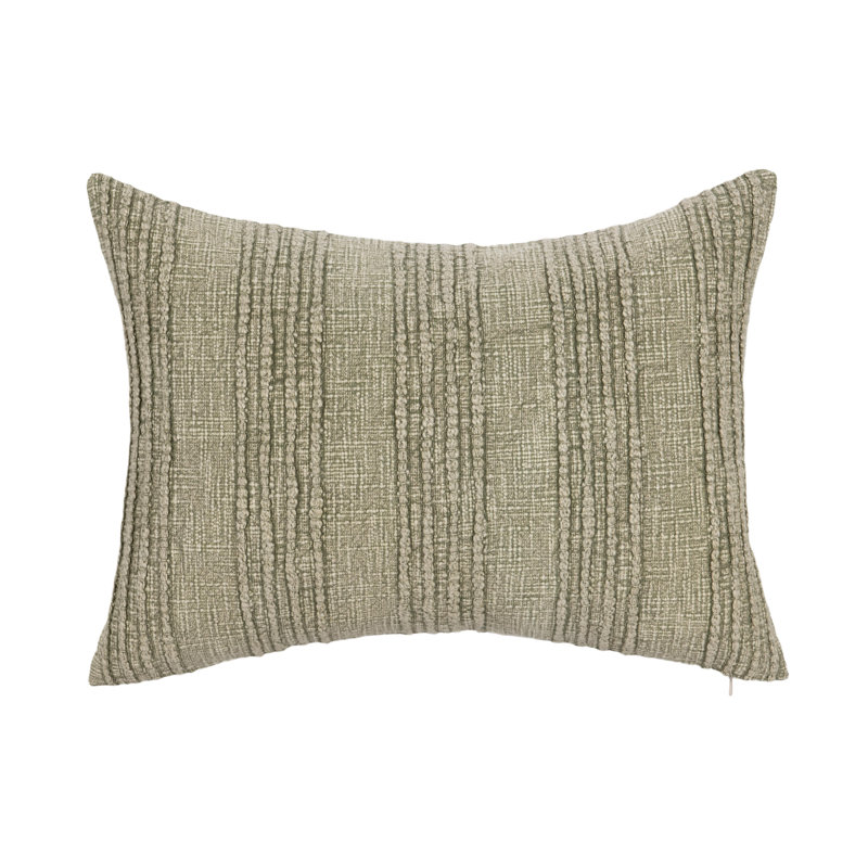 Gratitude Indoor/Outdoor Pillow Cover & Insert, Sage, Rectangle 14"H x 20"W