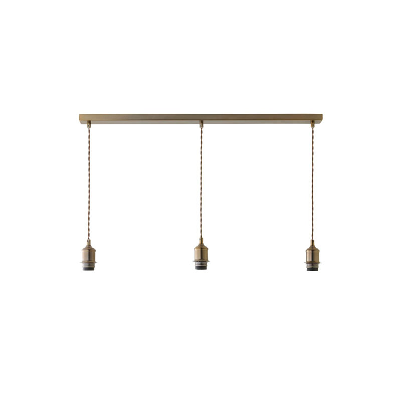 Alajuwon 3 - Light Brushed Brass Pendant
