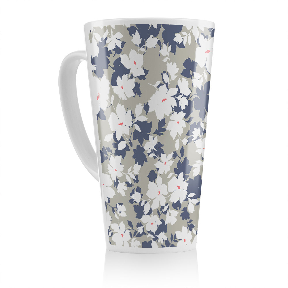 Flowers Latte Mug