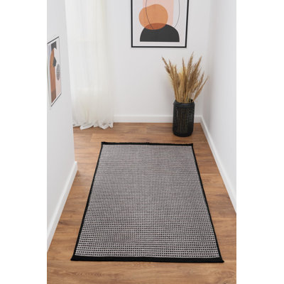 RUNNER Desaulniers Solid Colour Plain Weave 80cm X 150cm Area Rug