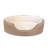 Faux Sherpa & Suede Oval Dog Bed-27272263-49233117