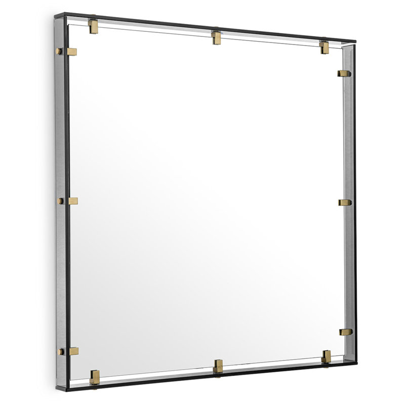 Verona Flat Glass Wall Mirror, 40" x 40"