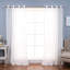 Paire de rideaux semi-transparents avec œillets Taumsauk-1368712770-1368712771