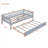 Wood Daybed with Trundle and Fence Guardrails-85954675-85954676
