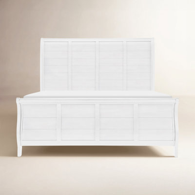 Country Living Sleigh Oak Bed