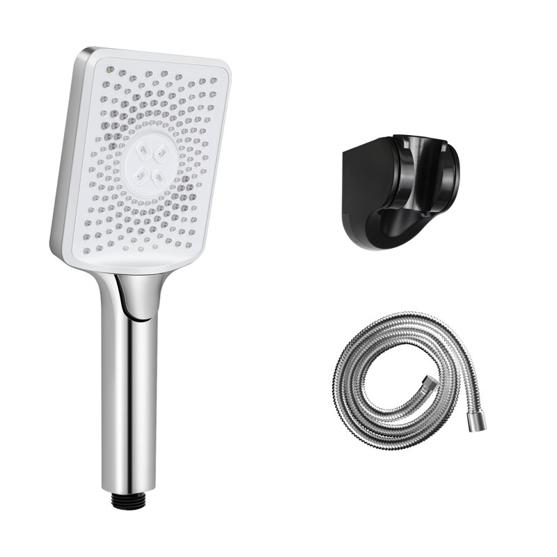 Greiner Handheld Shower Head with Water Filtration, White