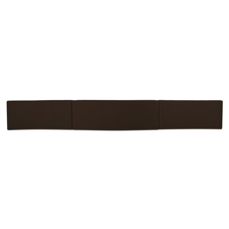 Naomi Modular Sectional, Brown Polyester