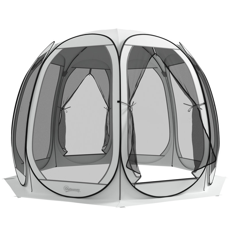 Tente escamotable pour 6 personnes, Beige