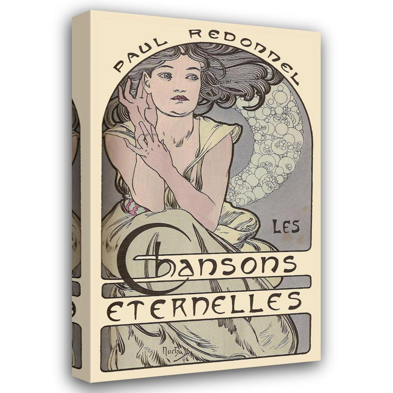 Couverture pour les chansons intemporelles de Paul Redonnel, H 24 po x l 15 po