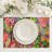4-Piece Polyester Rectangle Dining Table Placemat