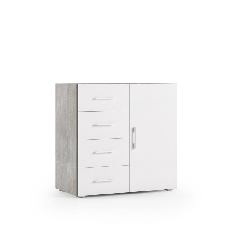 Gurtaj 87cm Sideboard, Grey/White